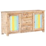vidaXL Buffet 151x40x75 cm Bois d'acacia brut
