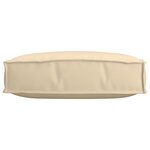 vidaXL Coussin de Palette pour Siège Beige 60x60x12 cm Tissu Oxford