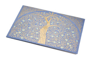 PAPERTREE GAIA Lot de 5 Enveloppes  17*23 cm A5 Bleu roi