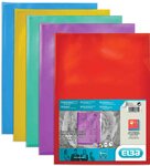 Lot de 10 Pochettes coin A4 (21x29 7 cm) PVC150 Lisse Ultra Resistante Bleu OXFORD