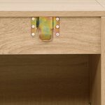 vidaXL Ensemble de meubles salle de bain 2 Pièces chêne bois d'ingénierie
