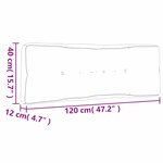 vidaXL Coussins de palette lot de 2 bleu marine tissu