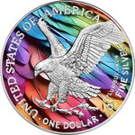 Pièce de monnaie en Argent 1 Dollar g 31.1 (1 oz) Millésime 2024 FEATHERED HARMONY