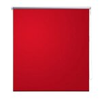 Store enrouleur occultant rouge 60 x 120 cm