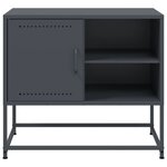 vidaXL Meuble TV rose 100 5x39x60 5 cm acier