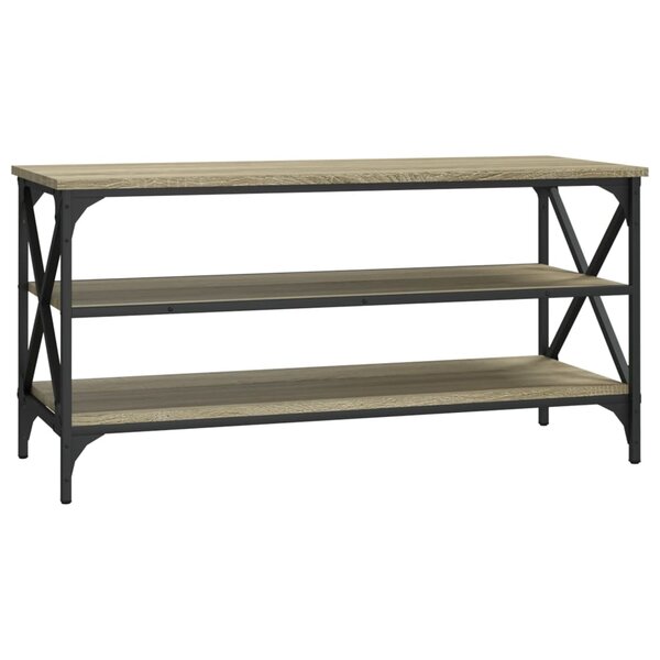 vidaXL Meuble TV Chêne sonoma 100x40x50 cm Bois d'ingénierie