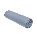 Drap housse - 90 x 190 cm uni - Denim