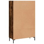vidaXL Buffet haut chêne fumé 69 5x31x115 cm bois d'ingénierie