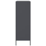 vidaXL Buffet haut anthracite 68x39x113 cm acier