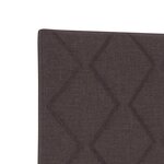vidaXL Tête de lit design blocs de diamants marron foncé 90 cm en tissu