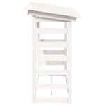 vidaXL Support pour bois de chauffage Blanc 108x64 5x110cm Bois de pin