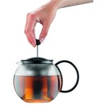 ASSAM - Théiere à piston BODUM   couvercle plastique  filtre en inox  0.5 l