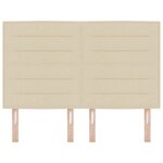 vidaXL Tête de Lit Ligne Design Crème 72 cm Tissu