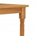 vidaXL Table Batavia 200x100x75 cm Bois de teck solide