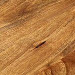 vidaXL Dessus de table Ø 50x3 8 cm rond bois de manguier massif