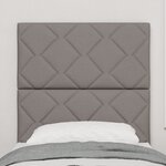 Tête de lit vidaXL Design en blocs de diamant Taupe 80 cm Tissu