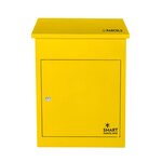 Boîte à colis moyenne 1 porte Jaune à accès frontal Acier galvanisé SMART PARCEL BOX®
