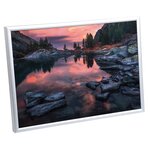 Cadre Photo Aluminium A4 - Argent - X 12 - Exacompta