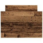 vidaXL Lit sans Matelas Bois Vieilli 75x190 cm Bois d'ingénierie