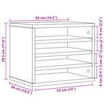 Organisateur armoire de bureau 36 x 26 x 29 5 cm marron 02_0043552