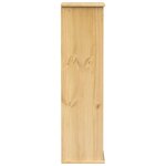 vidaXL Armoire à CD Corona 40x30x110 cm bois de pin massif