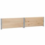 vidaXL Jardinière 100x100 cm bois de pin massif
