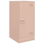 vidaXL Buffet rose 34 5x39x73 cm acier