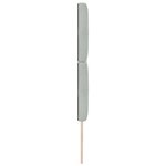 vidaXL Tête de lit en velours gris clair avec boutons en cristal tufté 200 cm