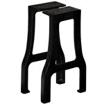 vidaXL Pied de banc 2 Pièces Cadre en A Fonte