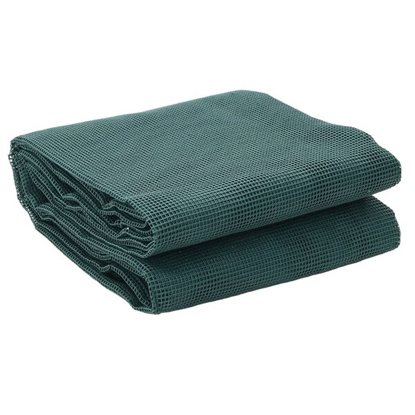 vidaXL Tapis de sol de camping vert 3x3 m