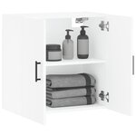 vidaXL Armoire murale blanc 60x31x60 cm bois d'ingénierie