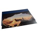 Sous-main Rigide Pvc Personnalisable Kreacover - 37 5x57 5 Cm - Bleu - X 10 - Exacompta