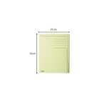 Chemise Rigide À Bord Décalé Forever® 280g/m2 Avec Impression - 24x32cm - Jaune - X 100 - Exacompta