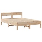 vidaXL Cadre de lit sans matelas 160x200 cm bois massif de pin