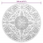 vidaXL Tapis d'extérieur rose Ø120 cm PP