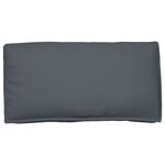 vidaXL Coussin Palette pour Siège/Dossier Anthracite 120x60x12 cm Tissu Oxford