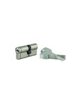 THIRARD - Cylindre double entrée Transit 1  30x40mm  nickelé  5 clés