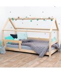 Lit cabane enfant TERY 90 x 190 rose pastel