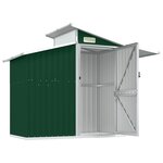 vidaXL Abri de Jardin Vert 270x130x208 5 cm Acier Galvanisé
