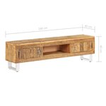 vidaXL Meuble TV Bois de récupération massif 140x30x40 cm