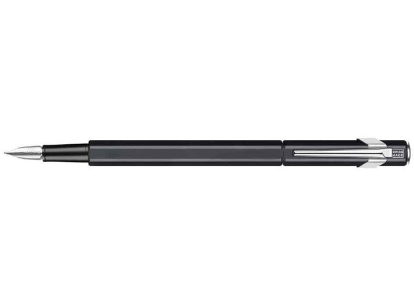 Stylo à plume 849 CLASSIC LINE Aluminium Pte Fine Noir CARAN D'ACHE
