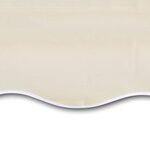 vidaXL Toile d'auvent Crème 500x300 cm