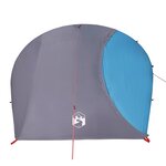 vidaXL Tente de camping à dôme 4 personnes bleu imperméable