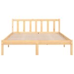 vidaXL Cadre de lit sans matelas bois de pin massif