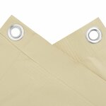 vidaXL Écran d'intimité de balcon crème 600x75 cm PVC