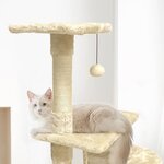 Arbre à chat 40 x 40 x 114 cm - Beige