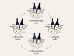 SMARTBOX - Coffret Cadeau Adoption de parcelles de vignes de 4 domaines bio avec visites et livraison de 4 coffrets personnalisés -  Gastronomie