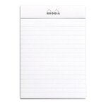 Bloc-Notes Agrafé N°13 White - A6 10,5x14,8 - Ligné - 80 Feuilles Détachables