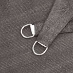 vidaXL Voile d'ombrage 160 g/m² Anthracite 2x2 5 m PEHD