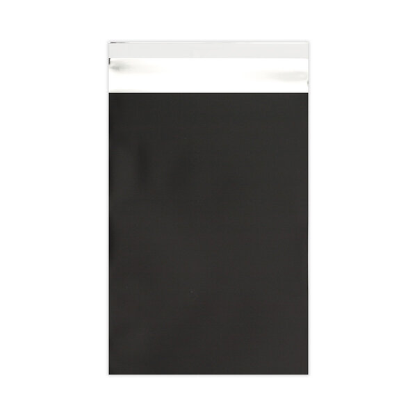 Lot de 100 sachet alu mat noir 162x114 mm (c6)